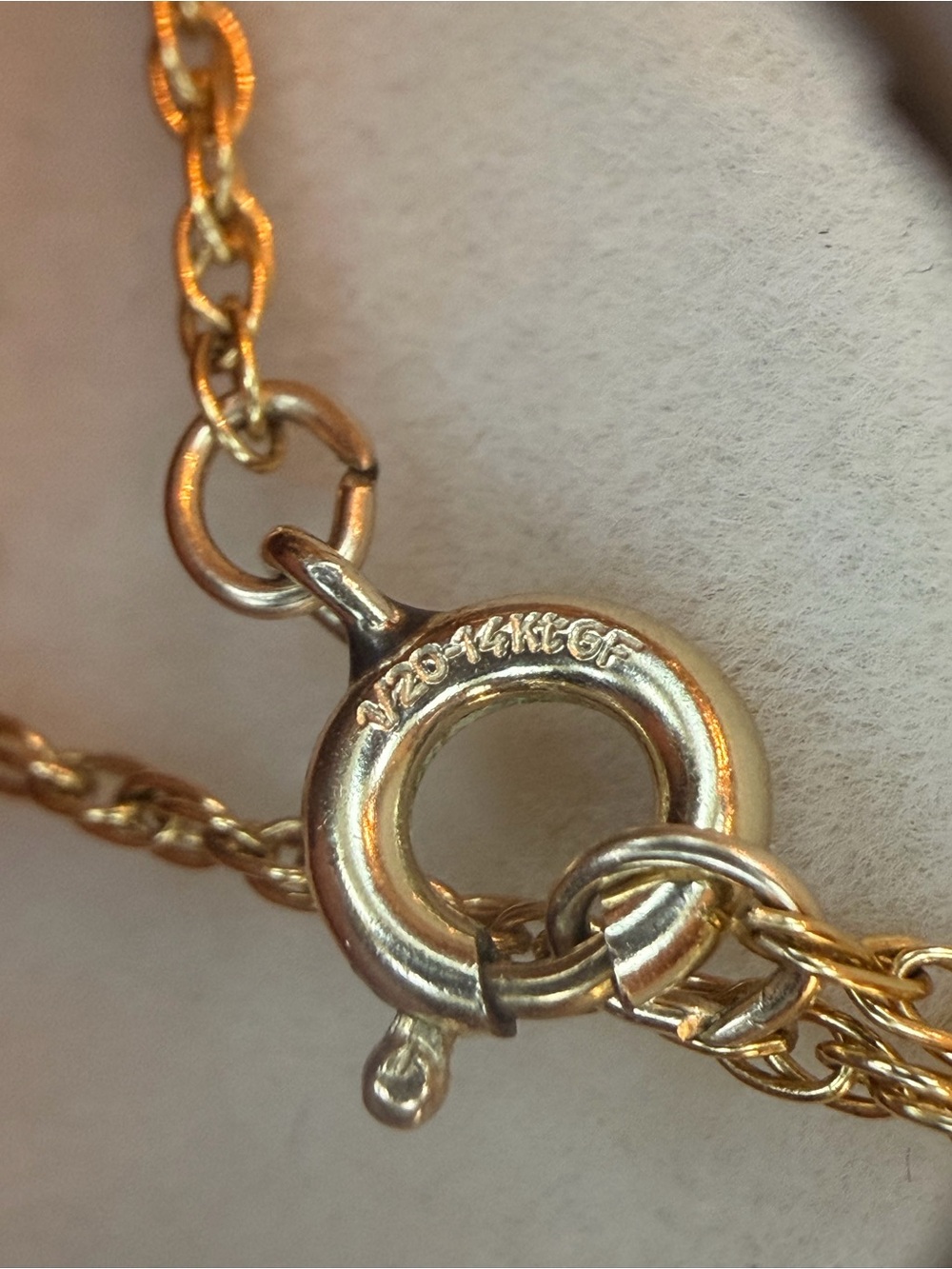 LENOX Crystal and Ruby 925 Pendant on 14k Gold Filled Chain - Picture 5 of 9